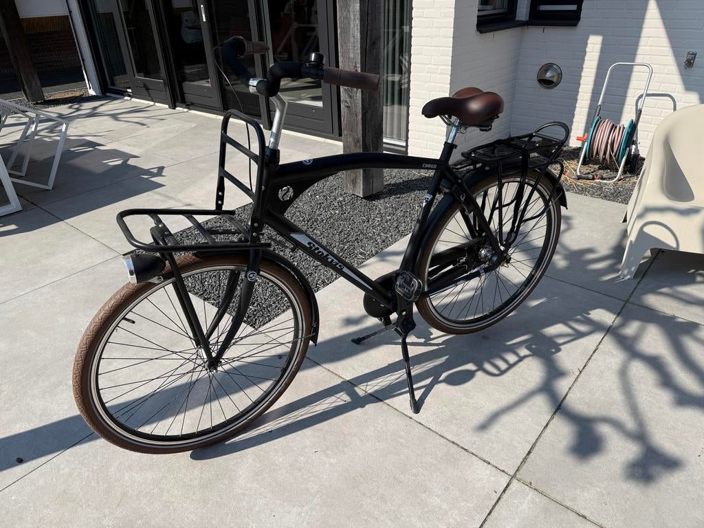 Stokvis fiets met voordrager, Overige merken, Versnellingen, Ophalen of Verzenden, 53 tot 56 cm