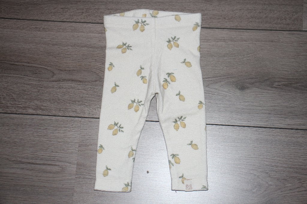 yumi baby badstof broekje met citroen design 62/68, Kinderen en Baby's, Broekje, Meisje, Nieuw, Yumi