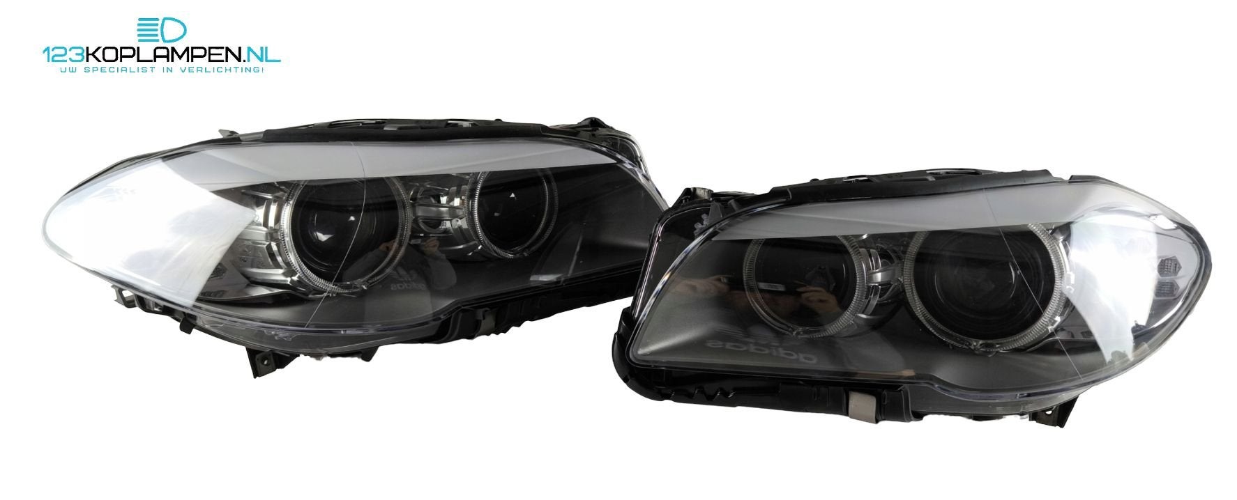 BMW 5 Serie LCI F10 F11 Xenon LED koplamp koplampen, Gebruikt, -, Verzenden, -