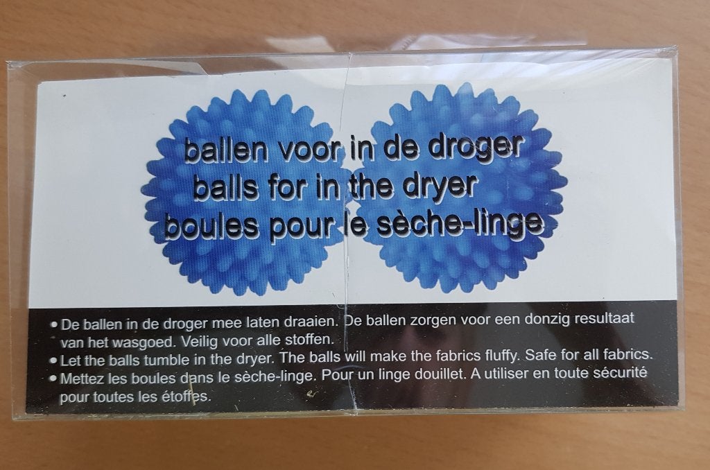 2 ballen voor in de droger (nooit gebruikt), Ophalen, Nieuw, Overige typen, Minder dan 85 cm