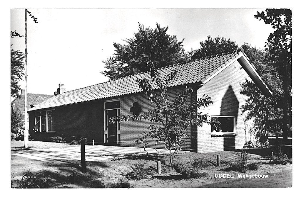 972777	Uddel	Wijkgebouw	1972	Niet gelopen Wederopbouw, Ophalen of Verzenden, 1960 tot 1980, Ongelopen, Gelderland