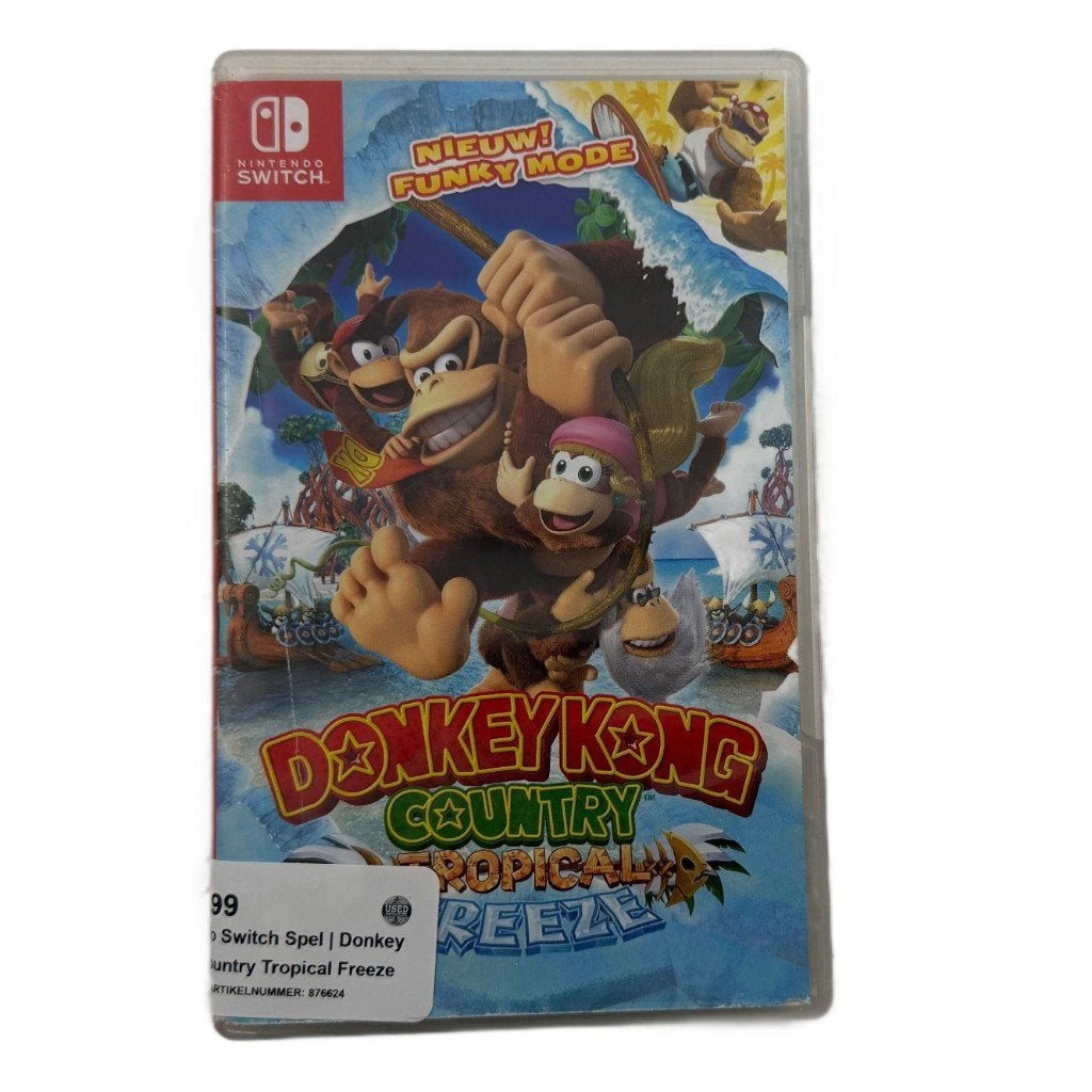 Nintendo Switch Spel | Donkey Kong Country Tropical Freeze, Avontuur en Actie, Dordrecht@usedproducts.nl, Toulonselaan 72, 2 spelers