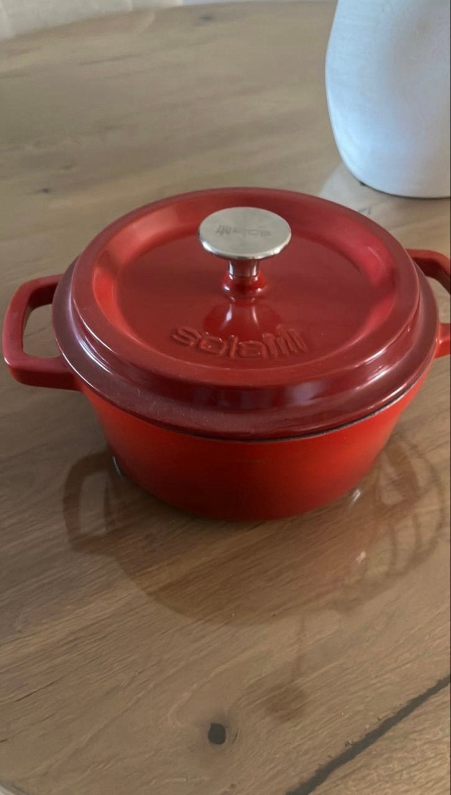 Sola Gietijzeren Pan 20 cm, Ophalen, Gietijzer, Zo goed als nieuw, Kookpan
