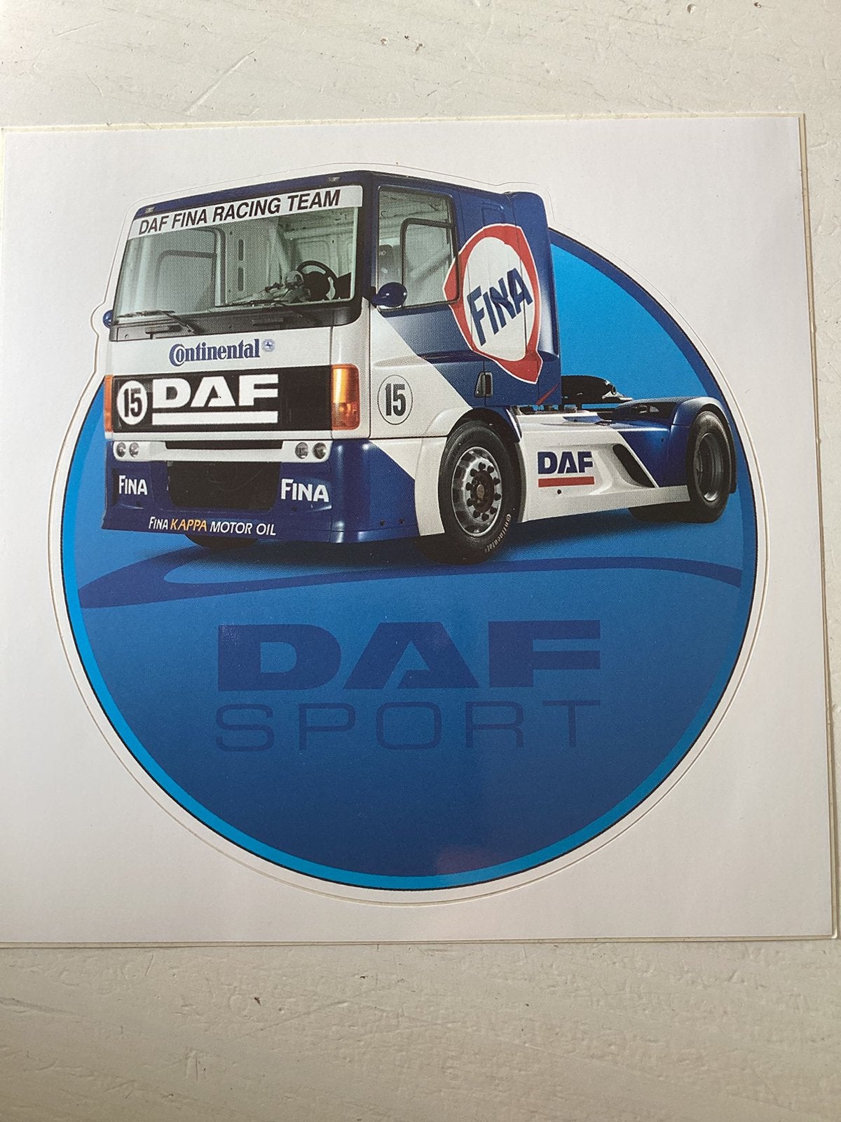 Sticker DAF Sport, Verzenden, Zo goed als nieuw, Auto of Motor