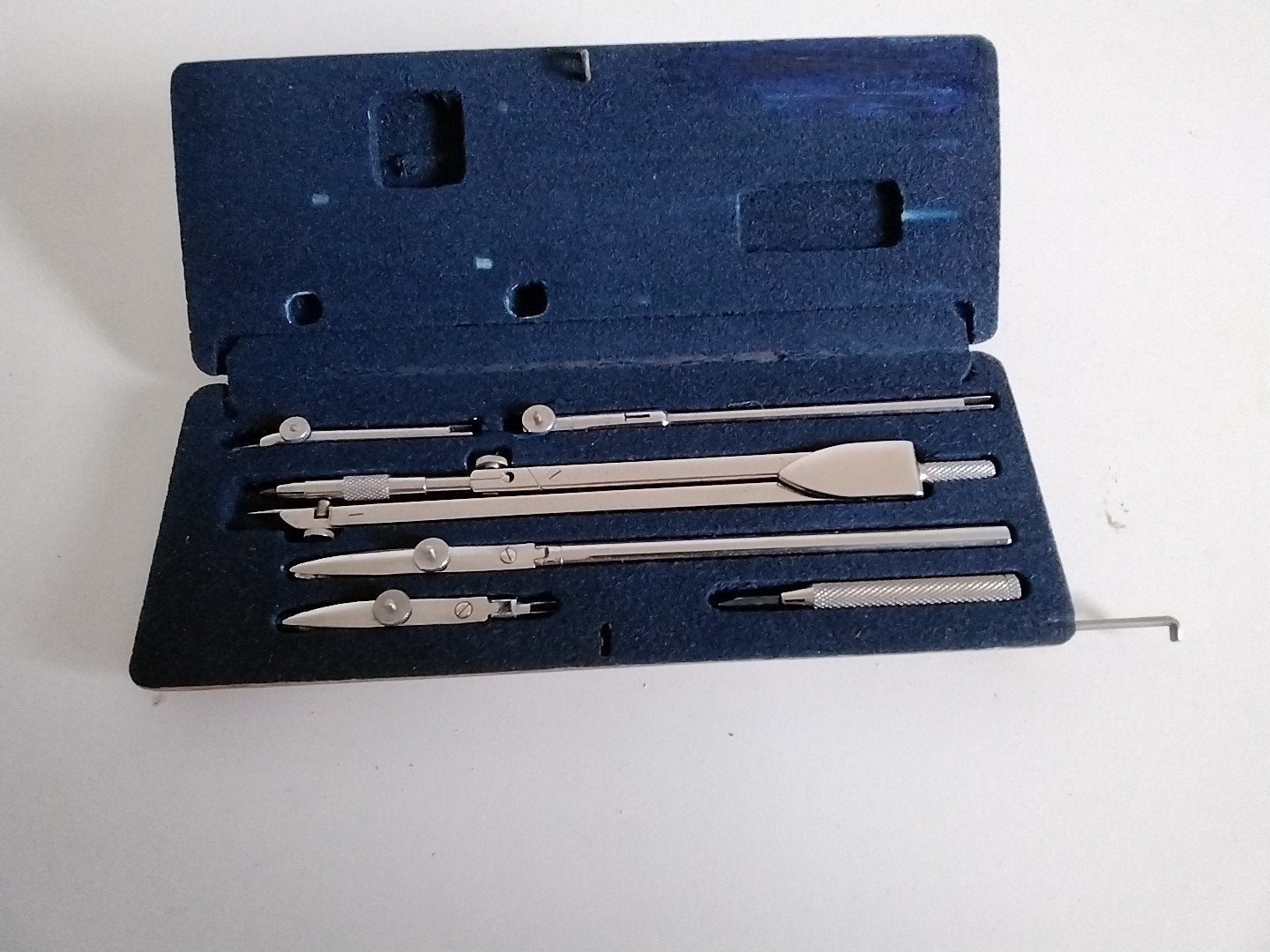 Vintage Tekenset in Houten Kistje - Precisie Instrumenten, Ophalen of Verzenden
