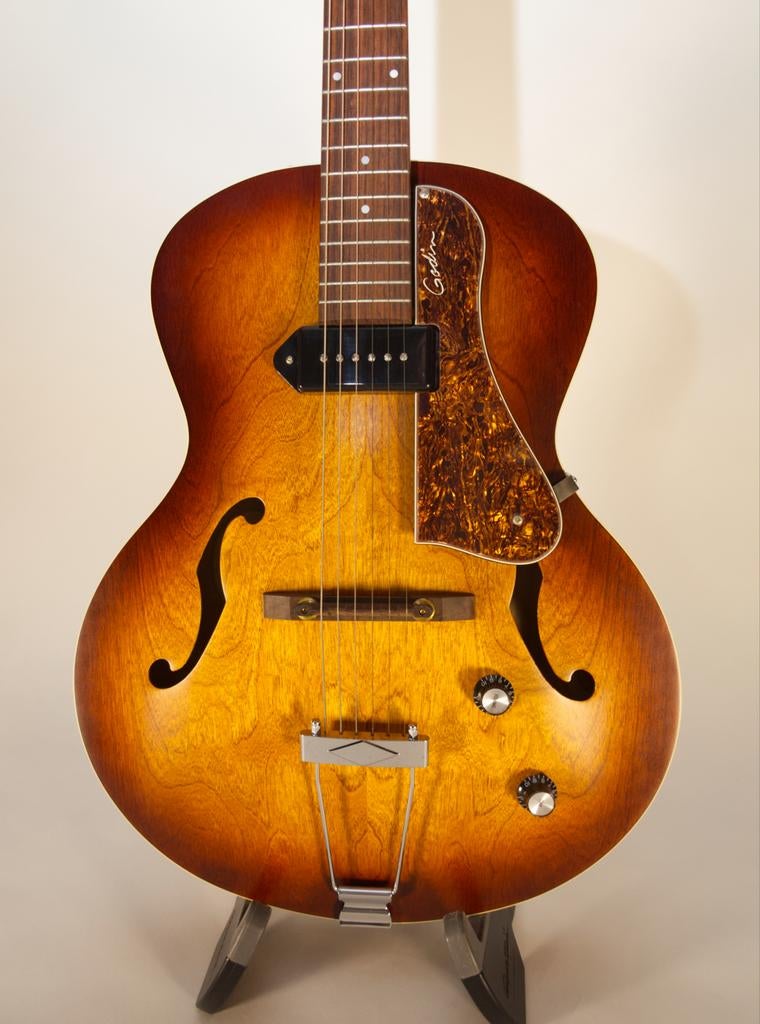 Godin 5th Avenue Kingpin Archtop Jazzgitaar, Ophalen of Verzenden, Zo goed als nieuw, Overige typen, Met (piezo-)element