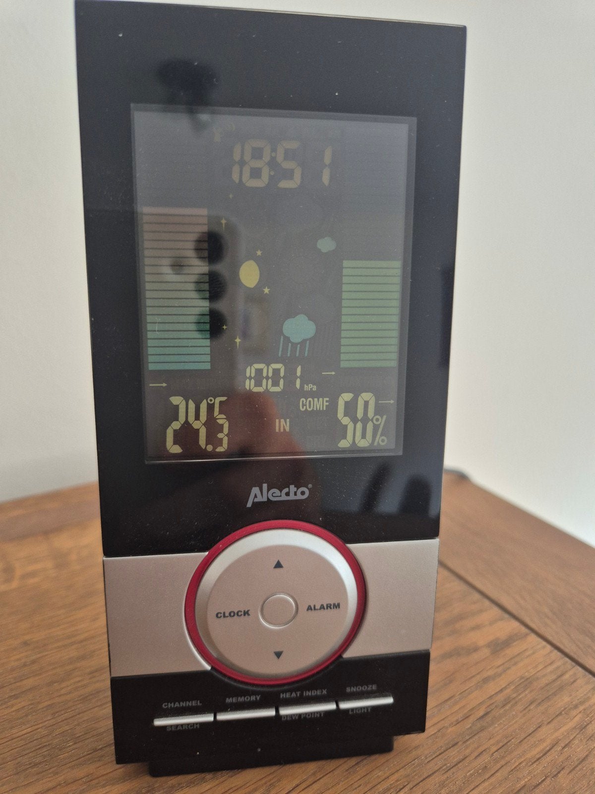 Alecto WS-1500 Digitaal Weerstation - Nauwkeurige Weersinfo, Audio, Tv en Foto, Weerstations en Barometers, Ophalen of Verzenden