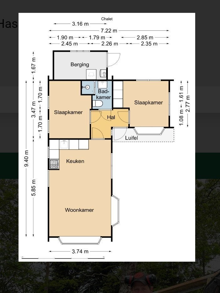 Chalet bungalowpark 't Hogeveld, Vakantie, In bos, 2 slaapkamers, Gelderland en Veluwe, Wasmachine