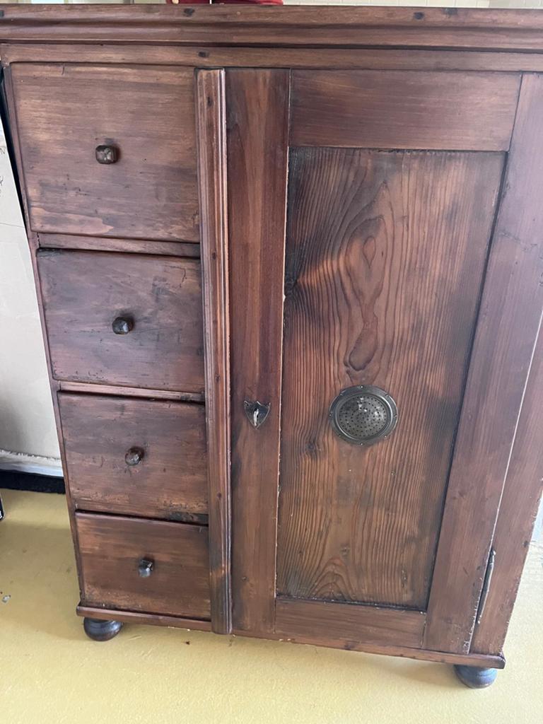 Houten spekkast, Ophalen of Verzenden