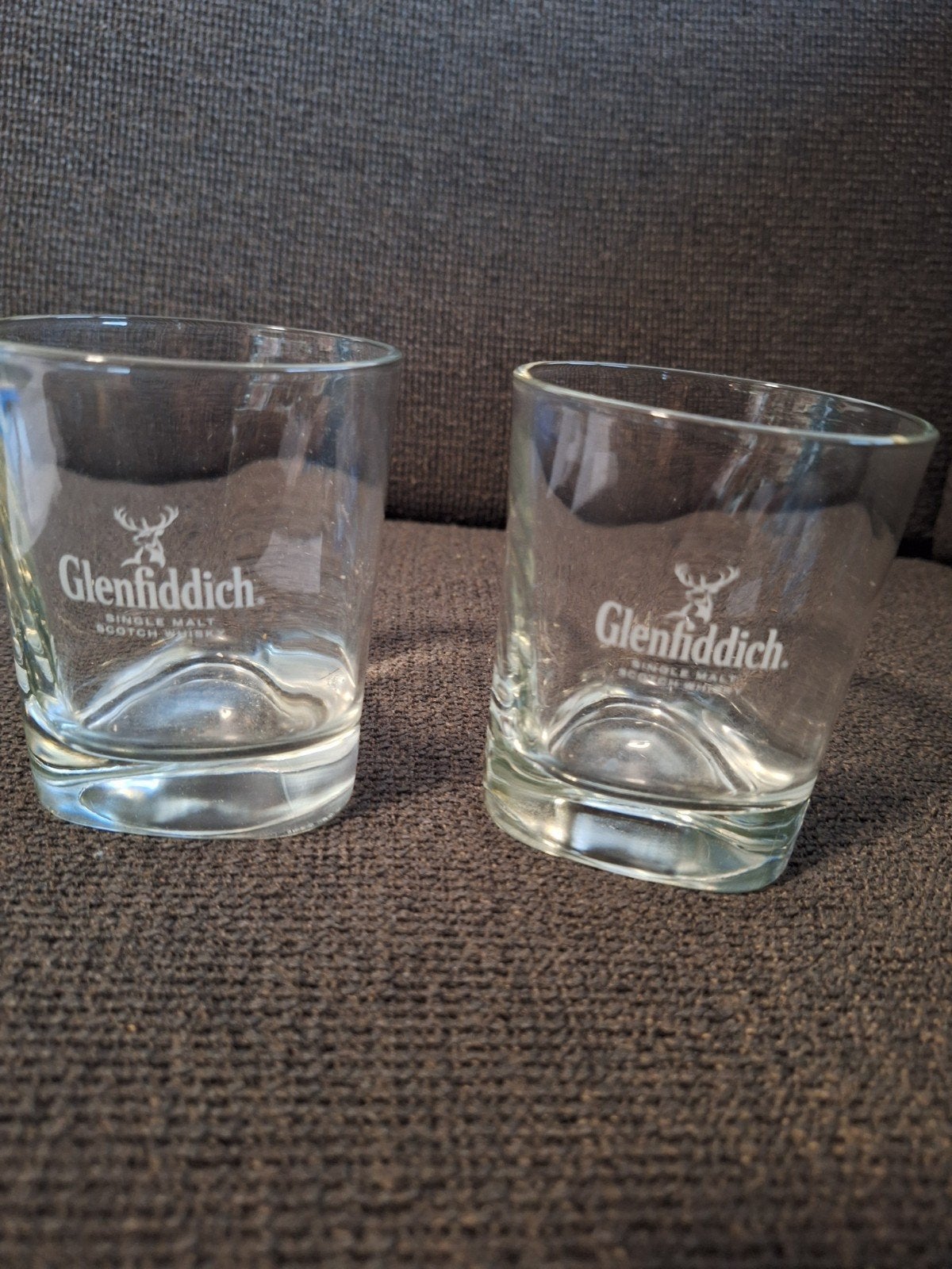 GLENFIDDICH glazen, 2 stuks, Verzamelen, Ophalen of Verzenden, Zo goed als nieuw, Borrel- of Shotglas