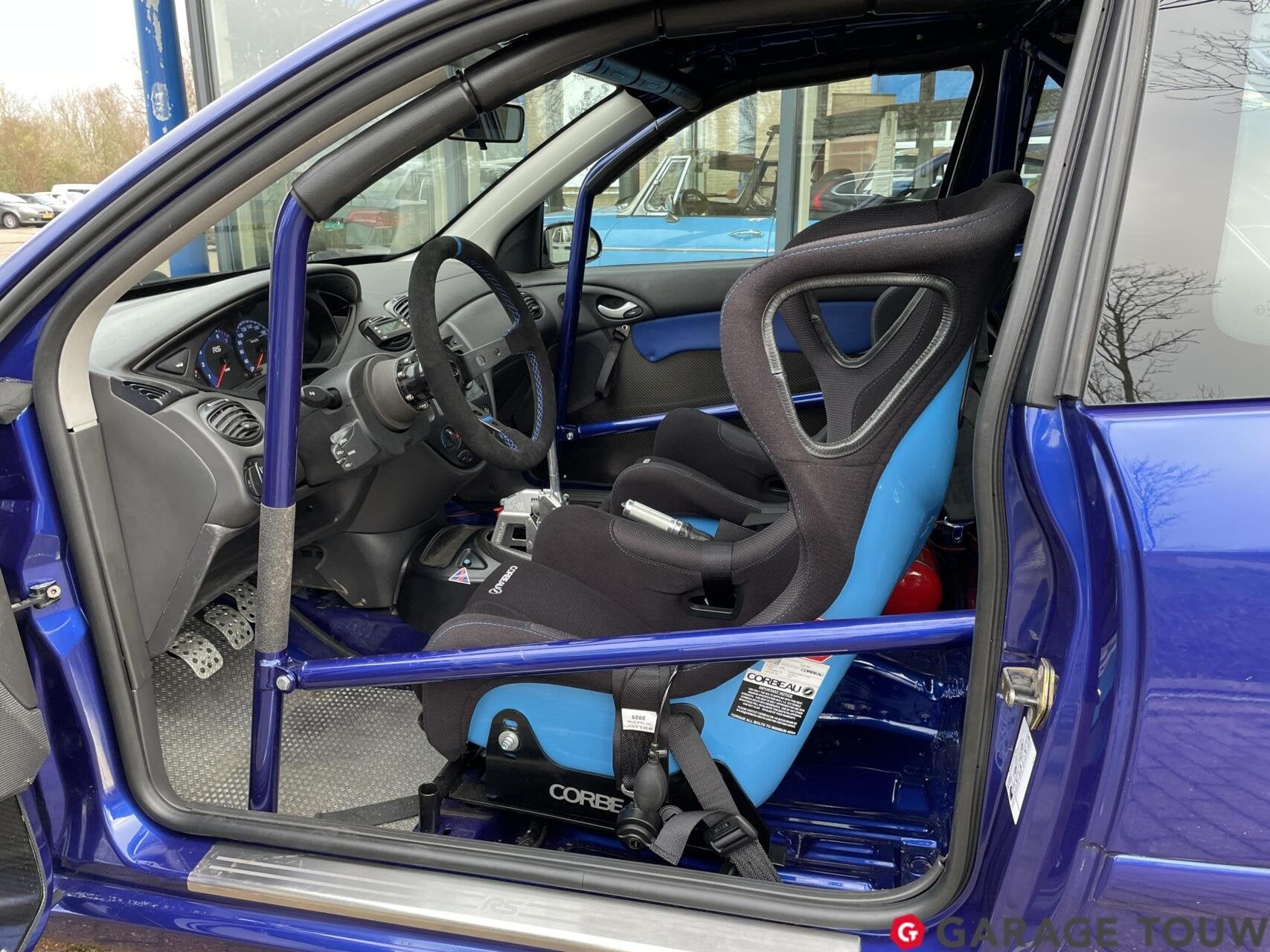 Ford Focus 2.0-16V RS Turbo 29.852KM, Auto's, 12 maanden, Stof, Zwart, 4 cilinders