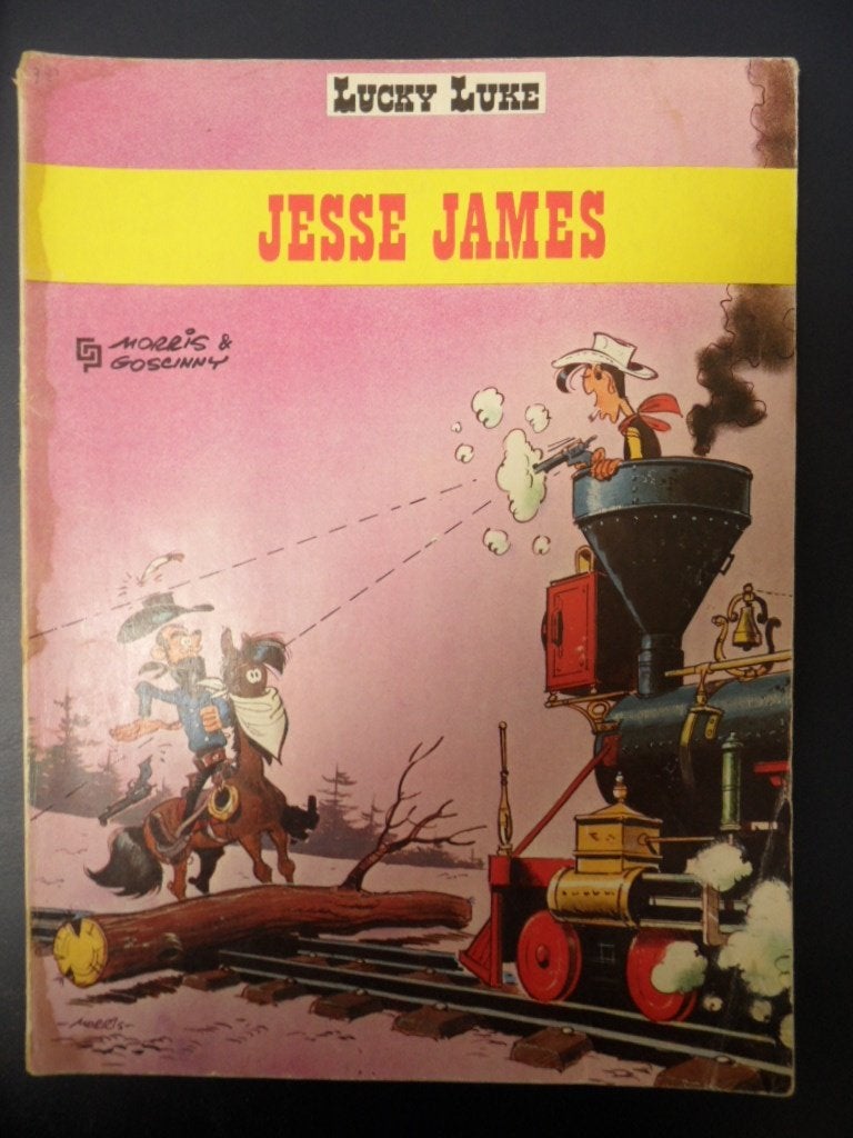 Lucky Luke. Jesse James. 1971. Geillustreerde Pers., Eén stripboek, Ophalen of Verzenden, Gelezen