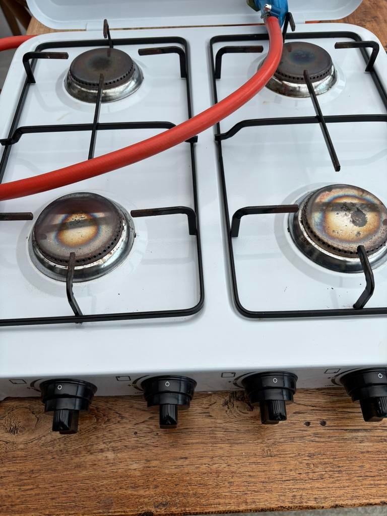4 pits kookplaat, Caravans en Kamperen, Kampeeraccessoires, Ophalen of Verzenden, Zo goed als nieuw