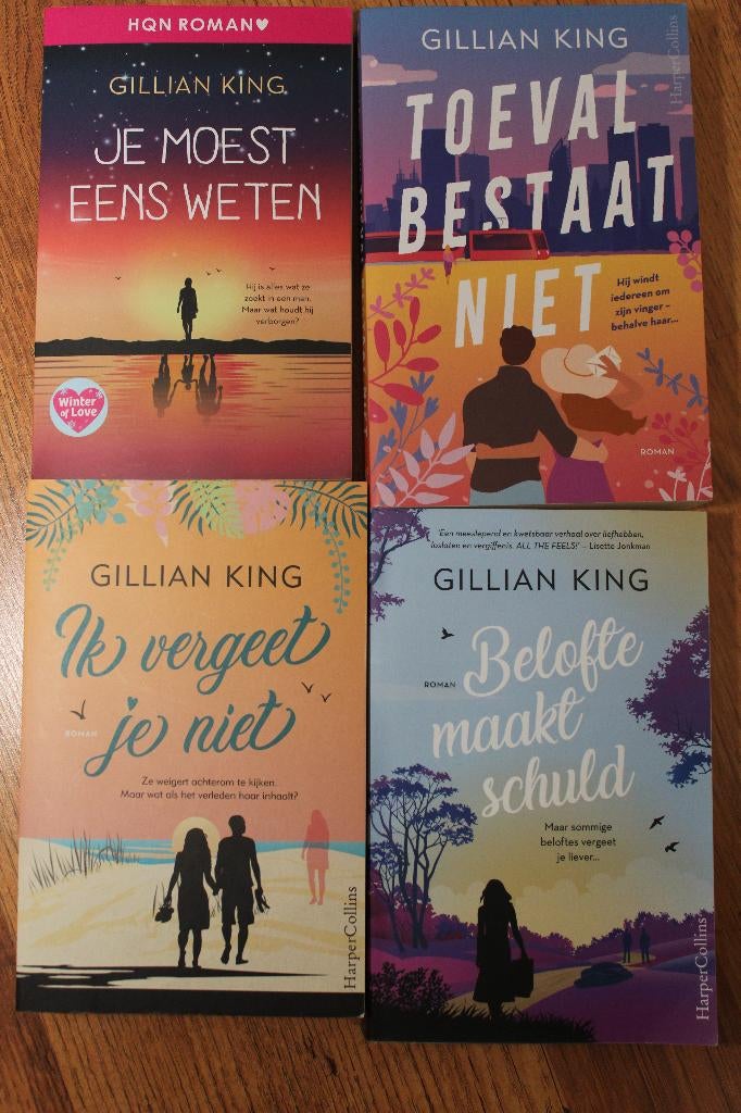 4x roman Gillian King, Boeken, Ophalen, Gelezen, Gillian King