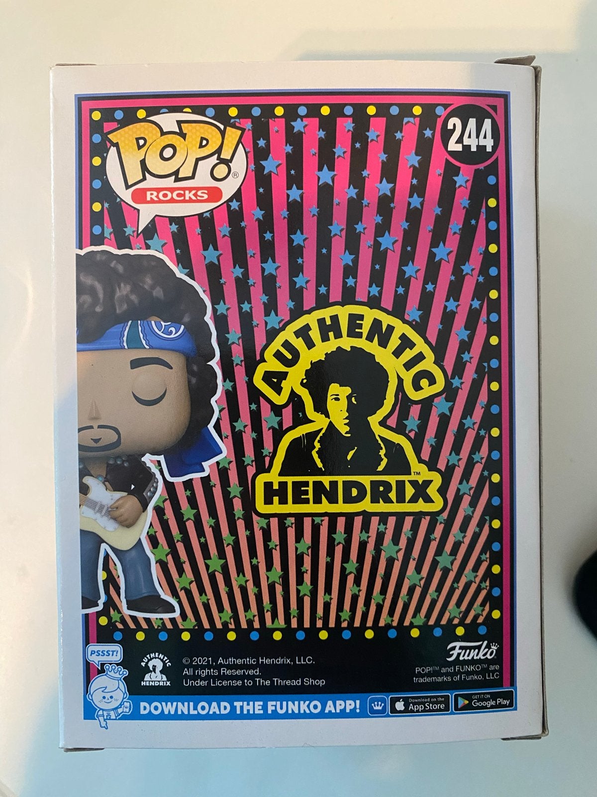 Funko Pop! Rocks Jimi Hendrix Maui Live #244, Ophalen of Verzenden, Zo goed als nieuw