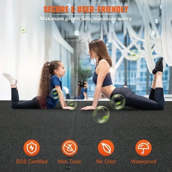Trainingsmat - Fitnessmat - Fitnessmat - Yogamat - Dikke Gym, Corvance B.V., Verzenden, Nieuw, Corvancebol@gmail.com