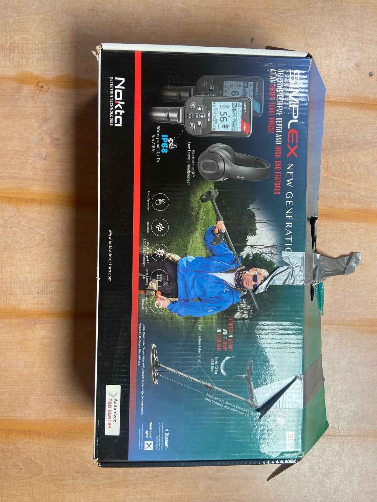 Nokta Simplex Ultra Metaaldetector met accessoires, Overige merken, Meer dan 30 cm, Ophalen of Verzenden, Zo goed als nieuw