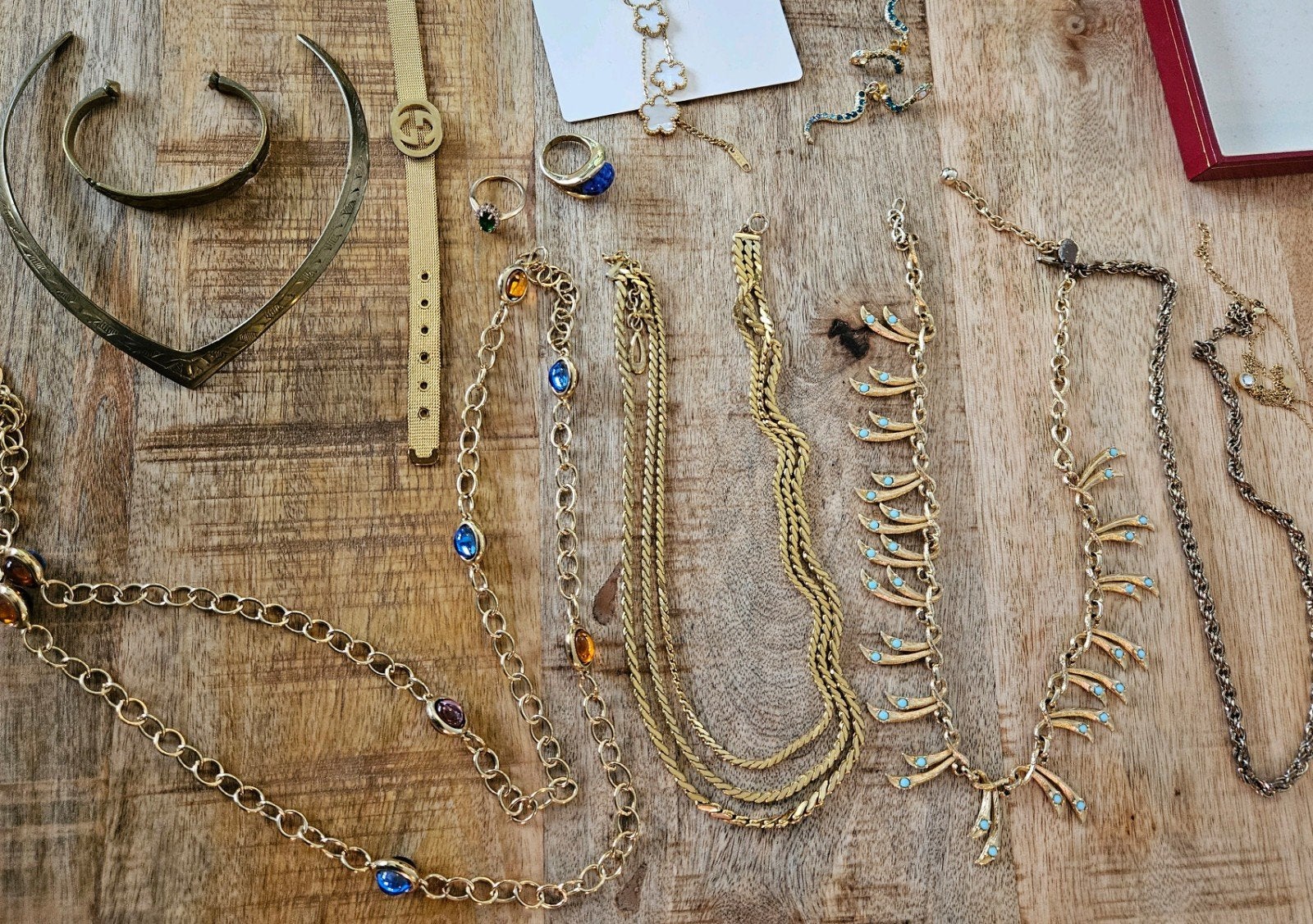 mooie partij sieraden, Verzenden, Goud, Overige materialen