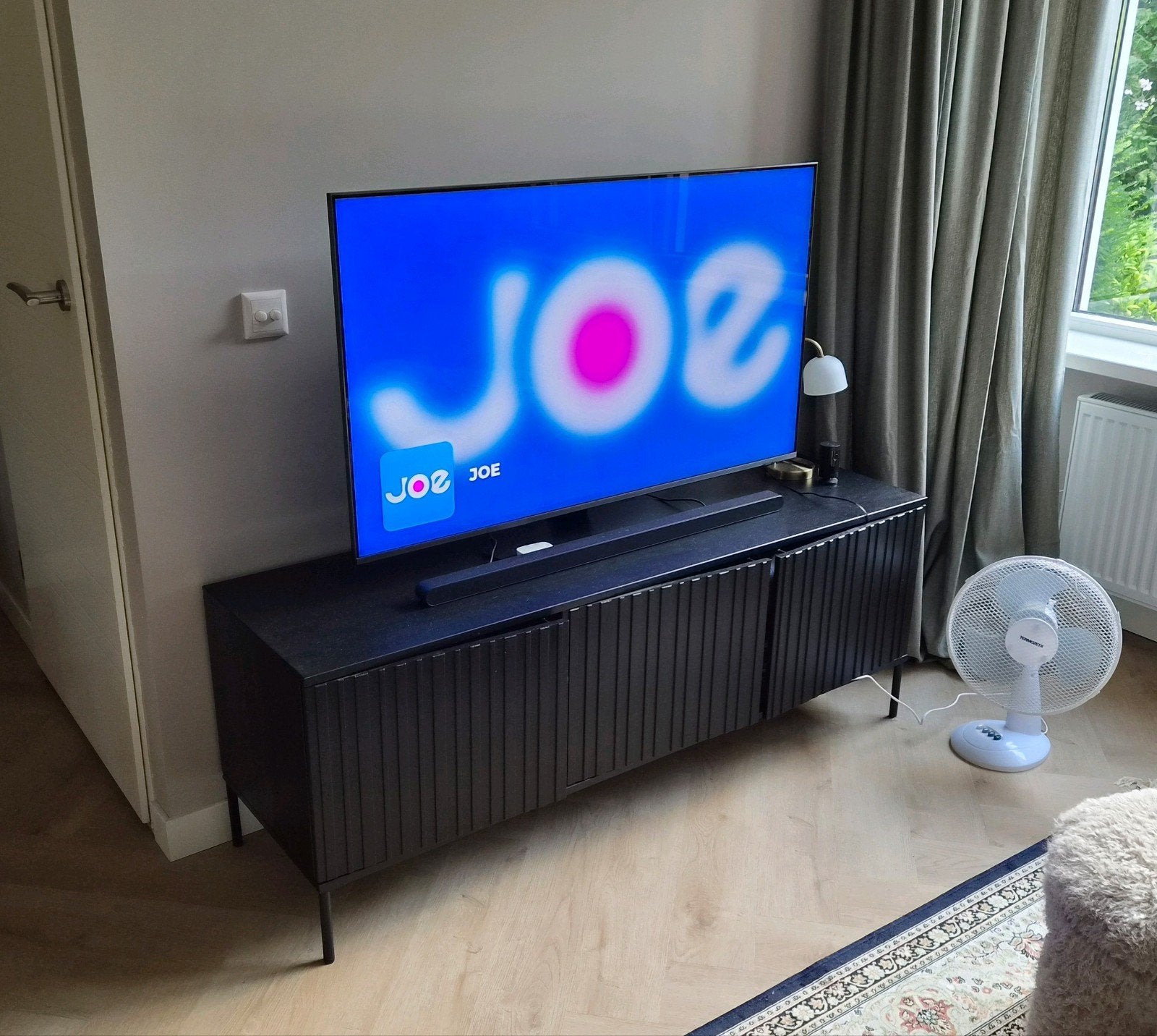 Woood New Gravure tv meubel 150cm, Ophalen, Gebruikt, 100 tot 150 cm, Minder dan 100 cm