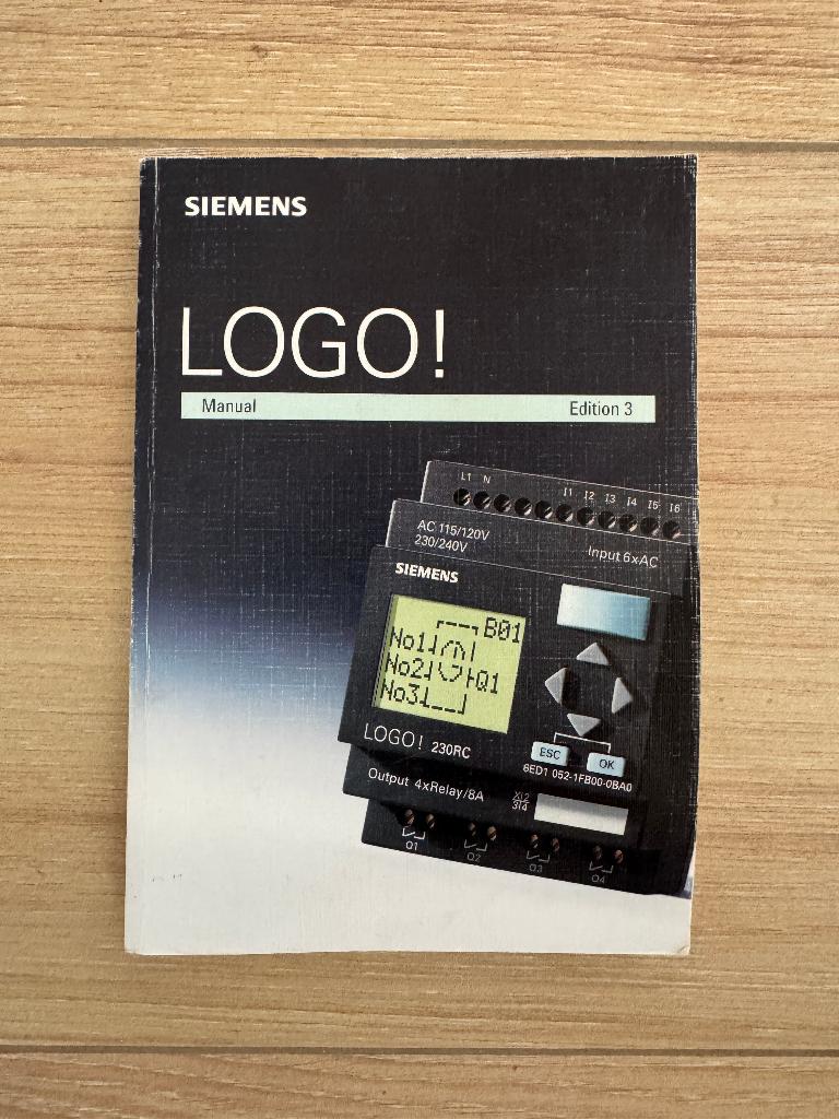 Siemens LOGO Manual – Edition 3 (PLC handleiding), Ophalen, Gebruikt