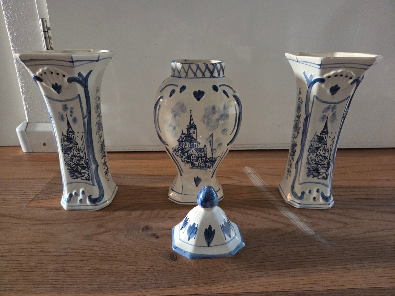 Kaststel Delfts Blauw 3-delig, Antiek en Kunst, Ophalen of Verzenden, Keramiek of Aardewerk