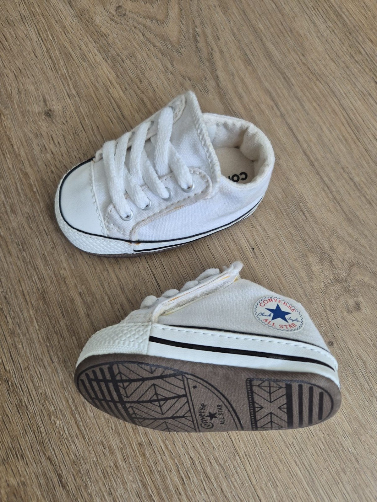 Converse babyschoentjes maat 17, Schoentjes, Jongetje of Meisje, Ophalen of Verzenden, Zo goed als nieuw