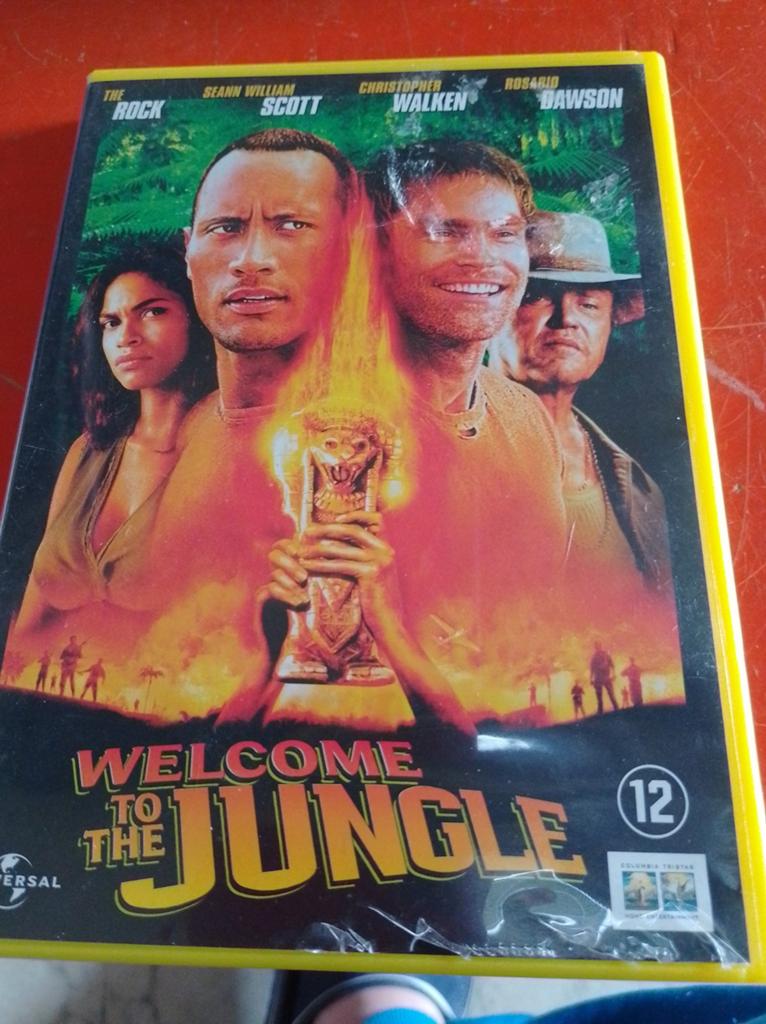 Welcome to the Jungle DVD - Actie met The Rock, Vanaf 12 jaar, Ophalen of Verzenden, Gebruikt, Actie