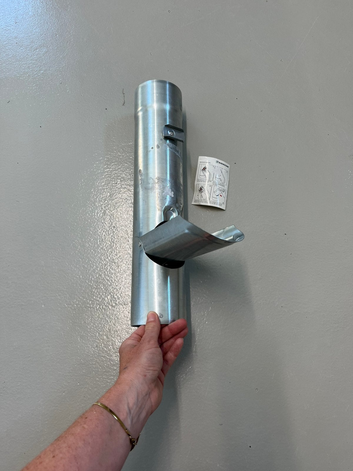 Rheinzink regentonklep, Nieuw, Ophalen of Verzenden, Zink, Minder dan 2 meter