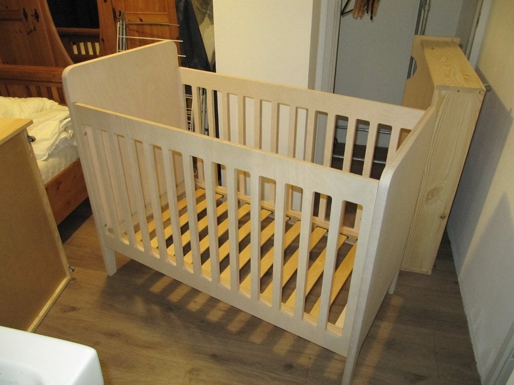 ledikant Kidsmill met matras, Kinderen en Baby's, Kinderkamer | Bedden, Zo goed als nieuw, Minder dan 140 cm, Minder dan 70 cm