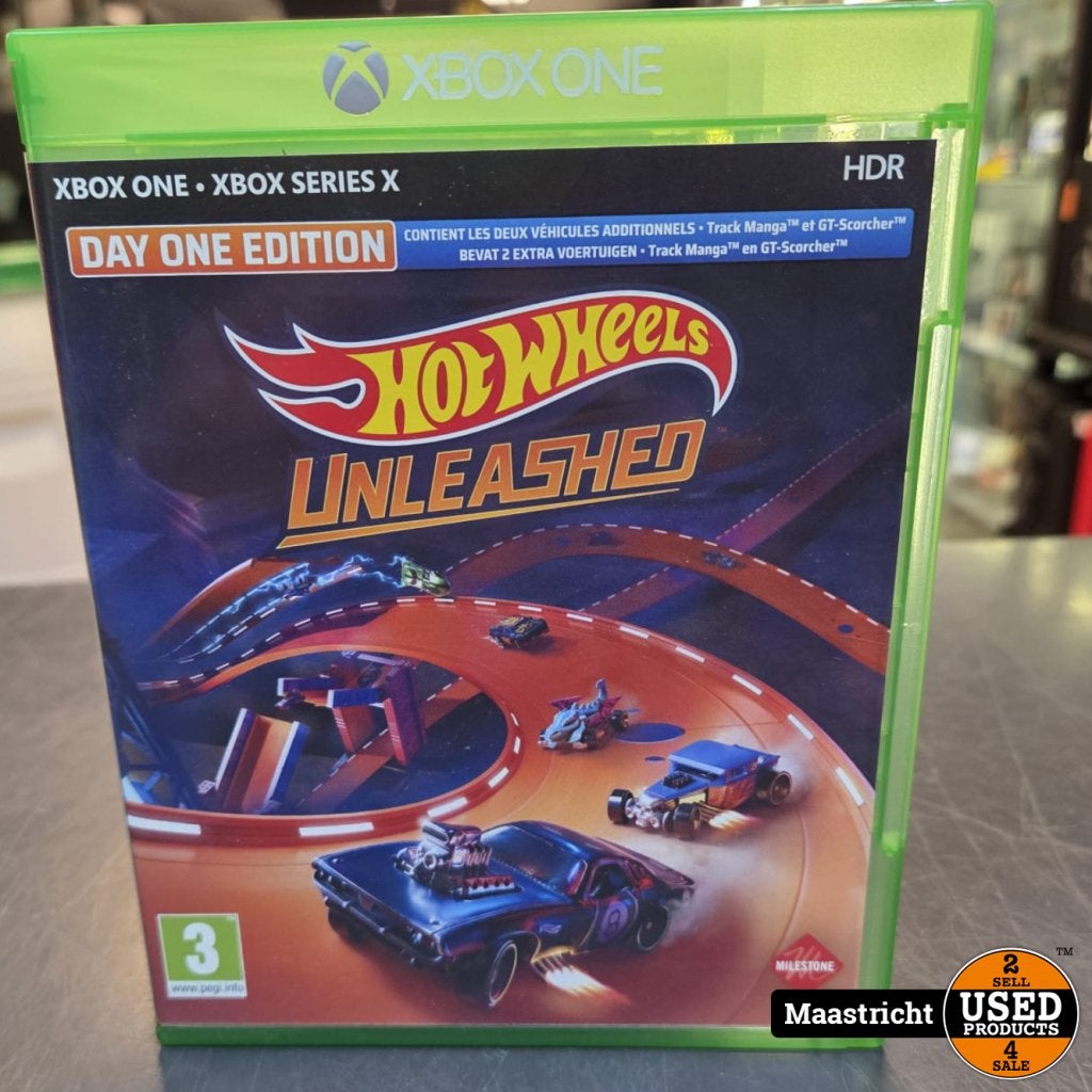 Xbox One Game | Hot Wheels Unleashed, Microsoft, Gebruikt, Support@microsoft.com, Microsoft Corporation
One Microsoft Way
Redmond, WA 98052-6399
USA
