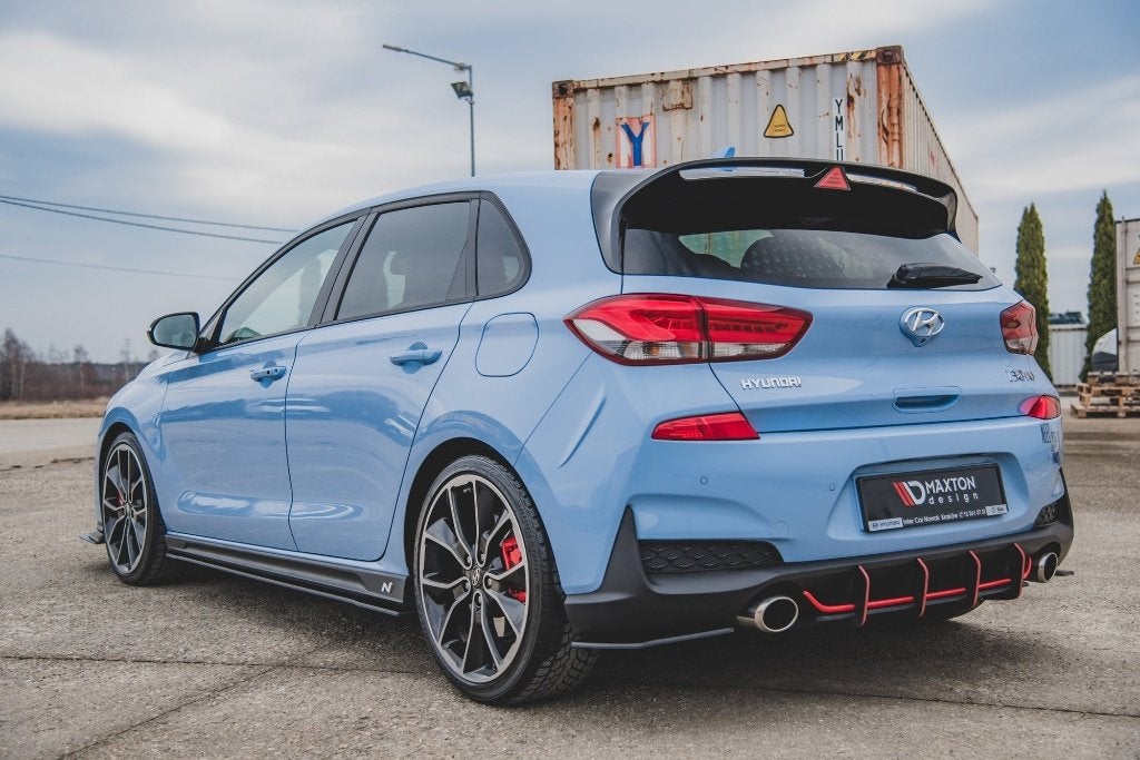 Racing Voorlip sideskirt diffuser splitter Hyundai I30N 18+, Ophalen of Verzenden