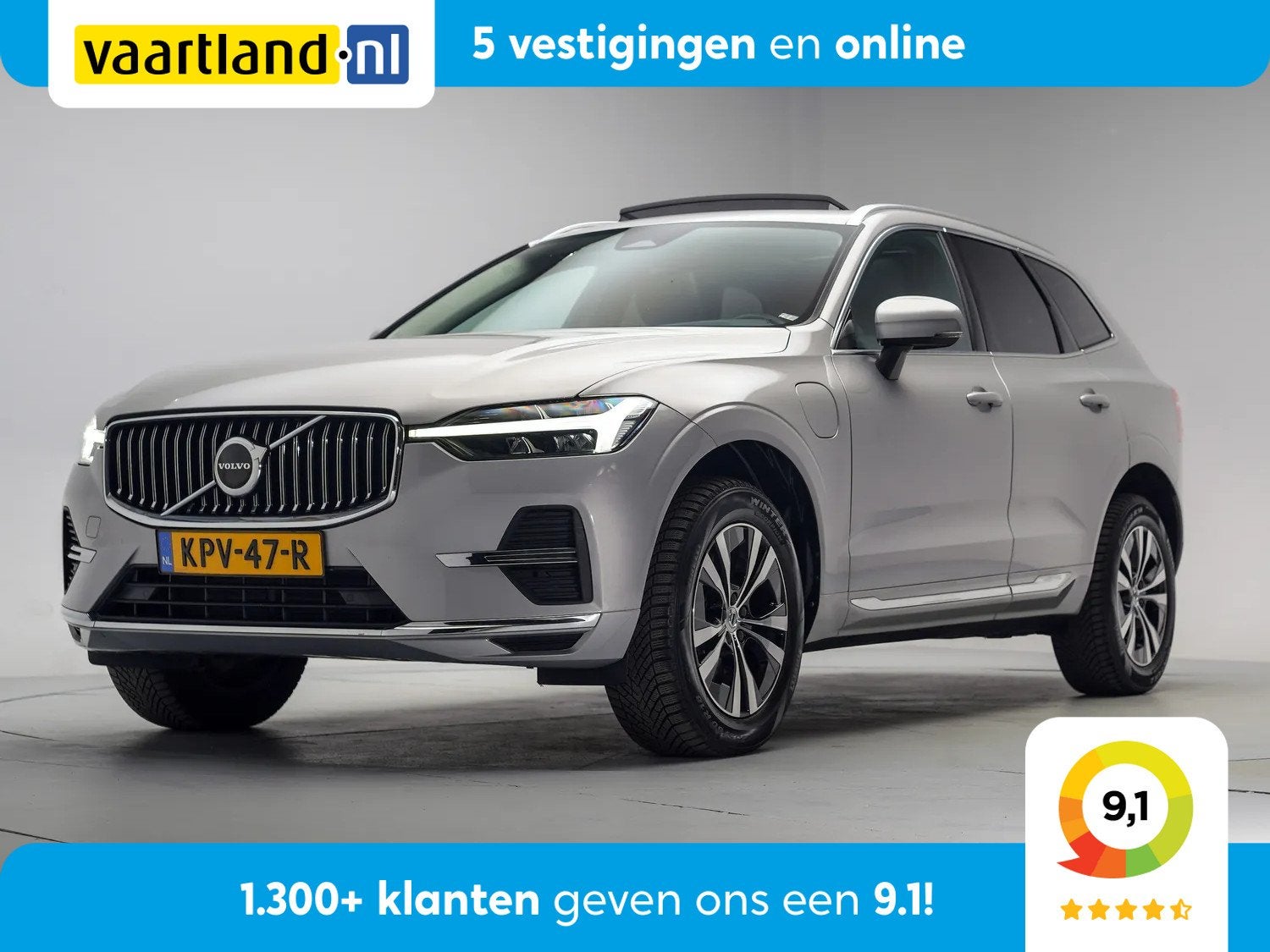 Volvo XC60 2.0 T6 Recharge AWD Inscription [ Panorama Leder, Automaat, Gebruikt, 1969 cc, Automatische klimaatregeling