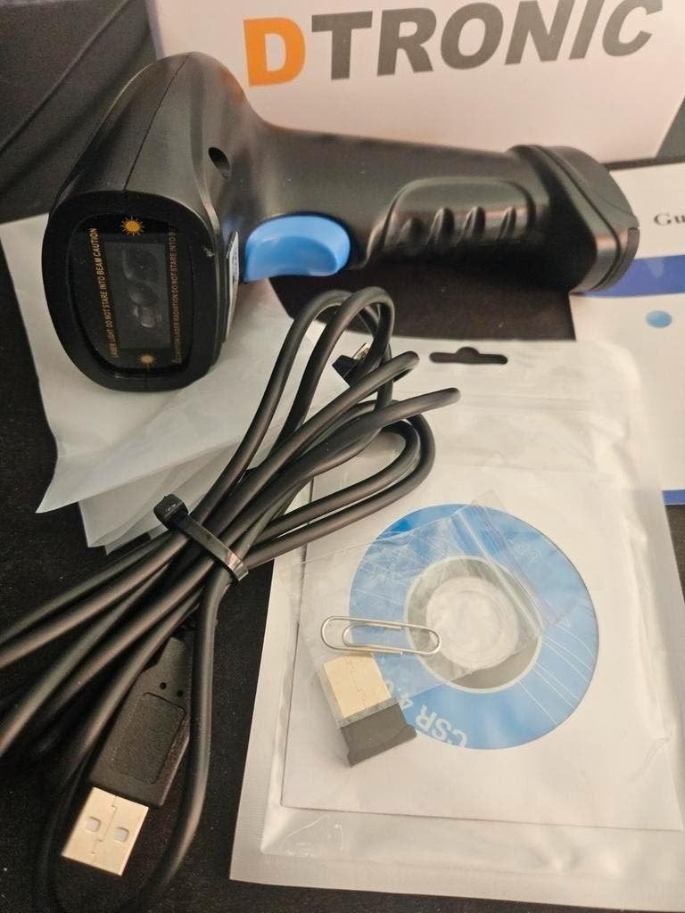 DTRONIC draadloze bluetooth streepjescodescanner BMW03 nieuw, Computers en Software, Scanners, Ophalen of Verzenden, Nieuw