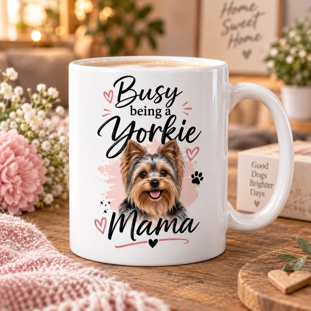 Busy being a Yorkie Mama - Mok, Dieren en Toebehoren, Verzenden, Nieuw