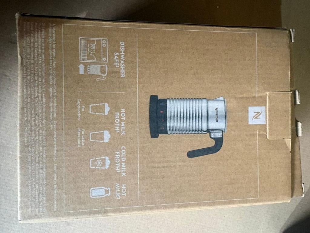 Nespresso Aeroccino Melkopschuimer - Nieuw in doos, Witgoed en Apparatuur, Melkopschuimers, Ophalen of Verzenden, Nieuw