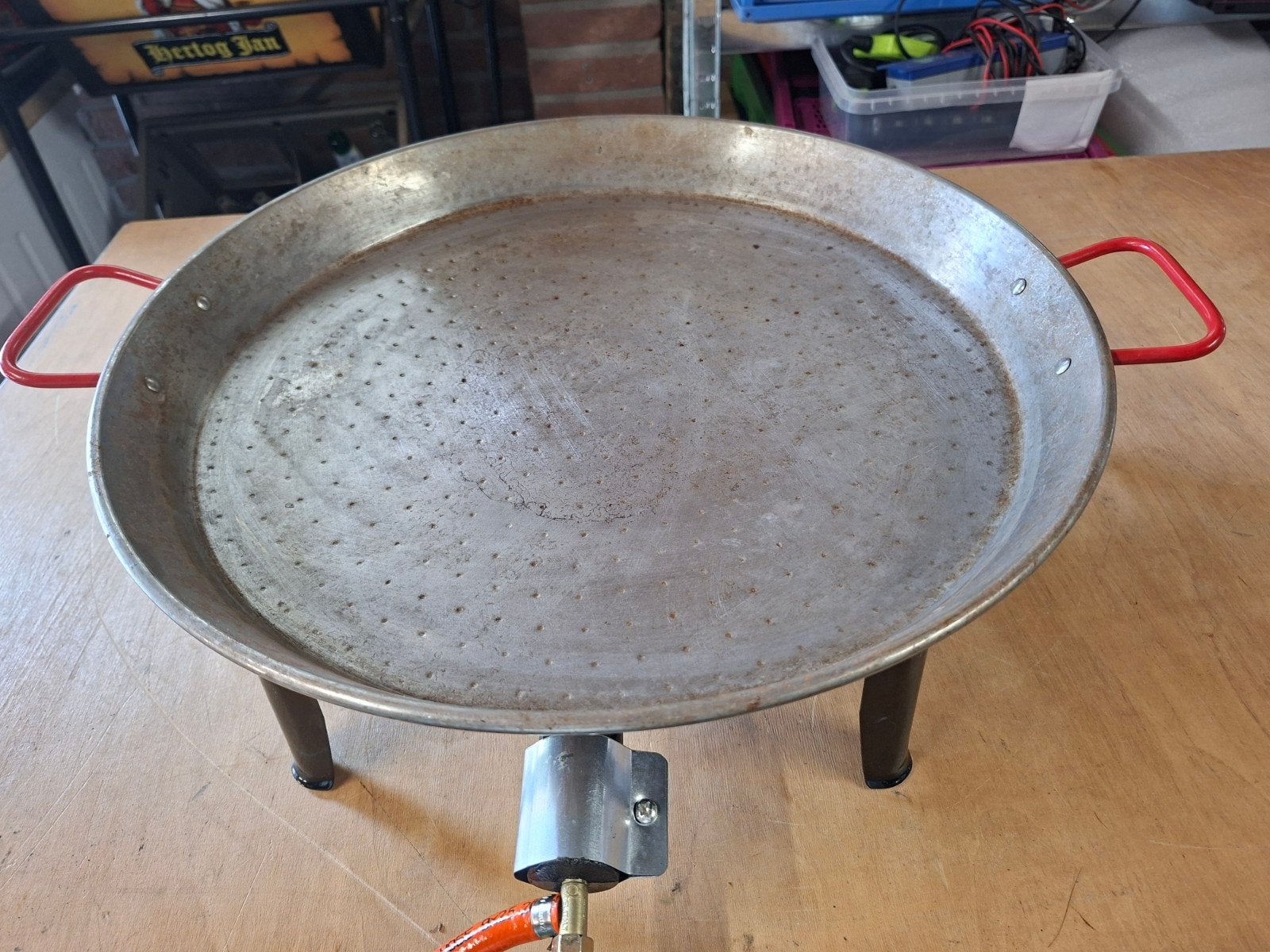 gasbarbecue grote pan, Tuin en Terras, Gasbarbecues, Ophalen
