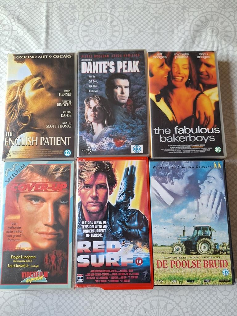 Videobanden speelfilms €1.00 per stuk, Cd's en Dvd's, VHS | Film, Alle leeftijden, Ophalen, Zo goed als nieuw