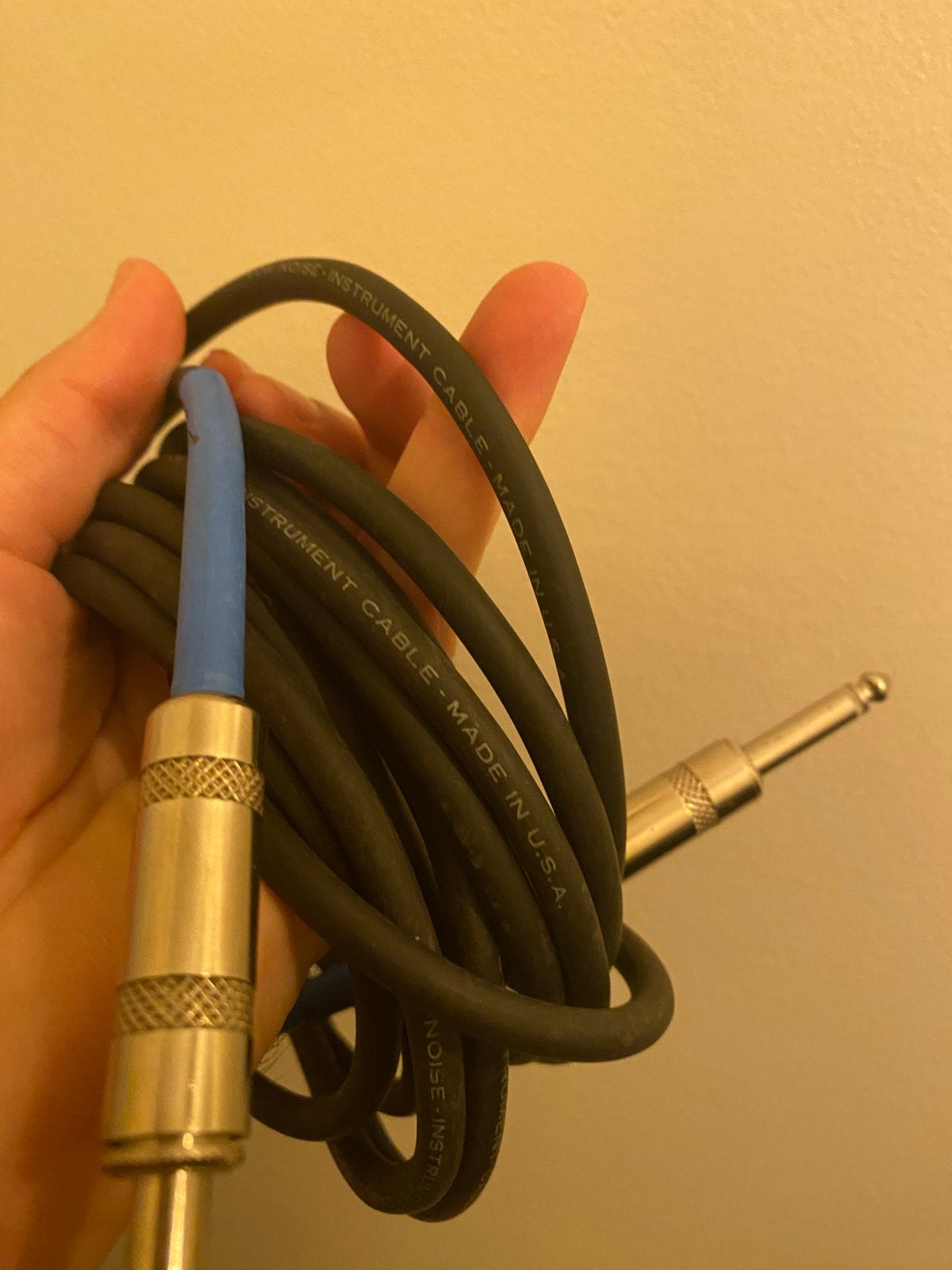 Low Noise Instrument Kabel - Made in U.S.A., Ophalen of Verzenden, Zo goed als nieuw, Instrument