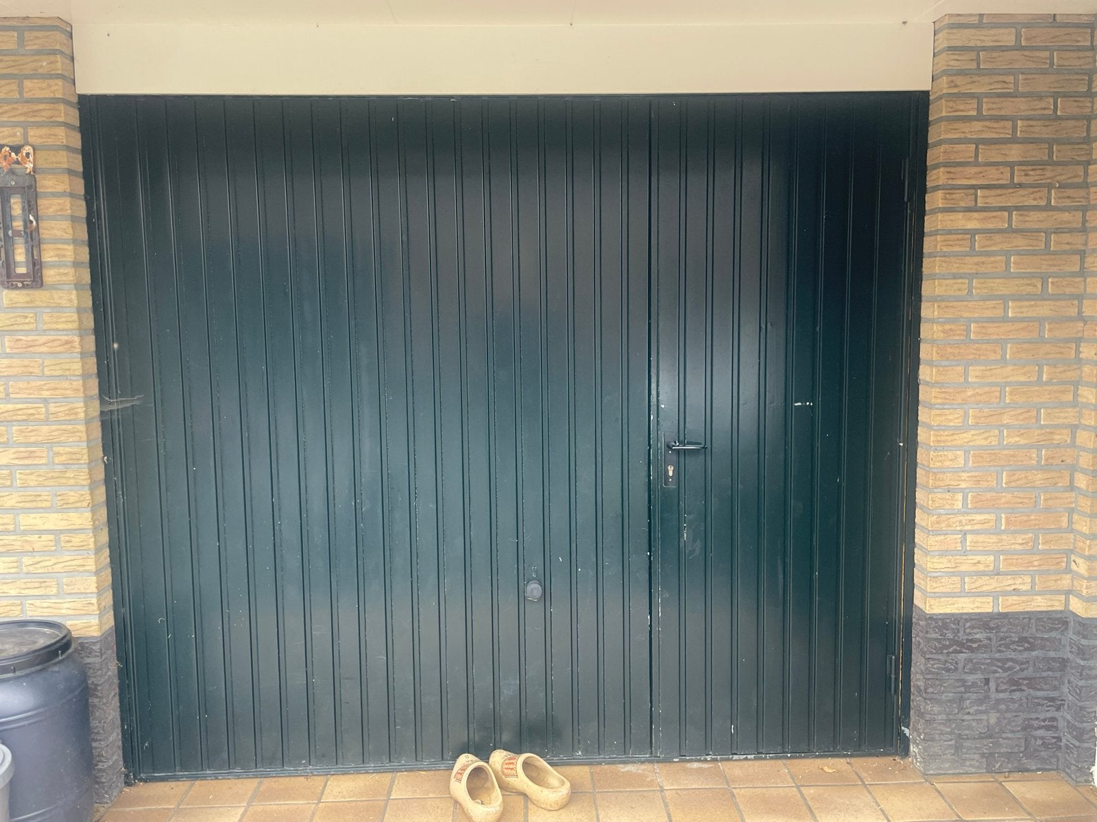 Garagedeur met loopdeur, Ophalen of Verzenden