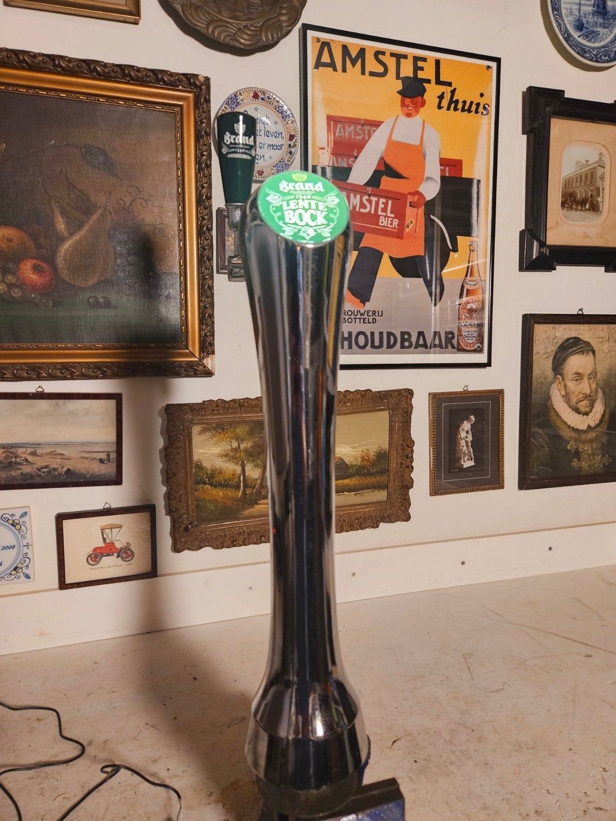 Brandbier tapzuil met verlichting, Ophalen of Verzenden, Gebruikt