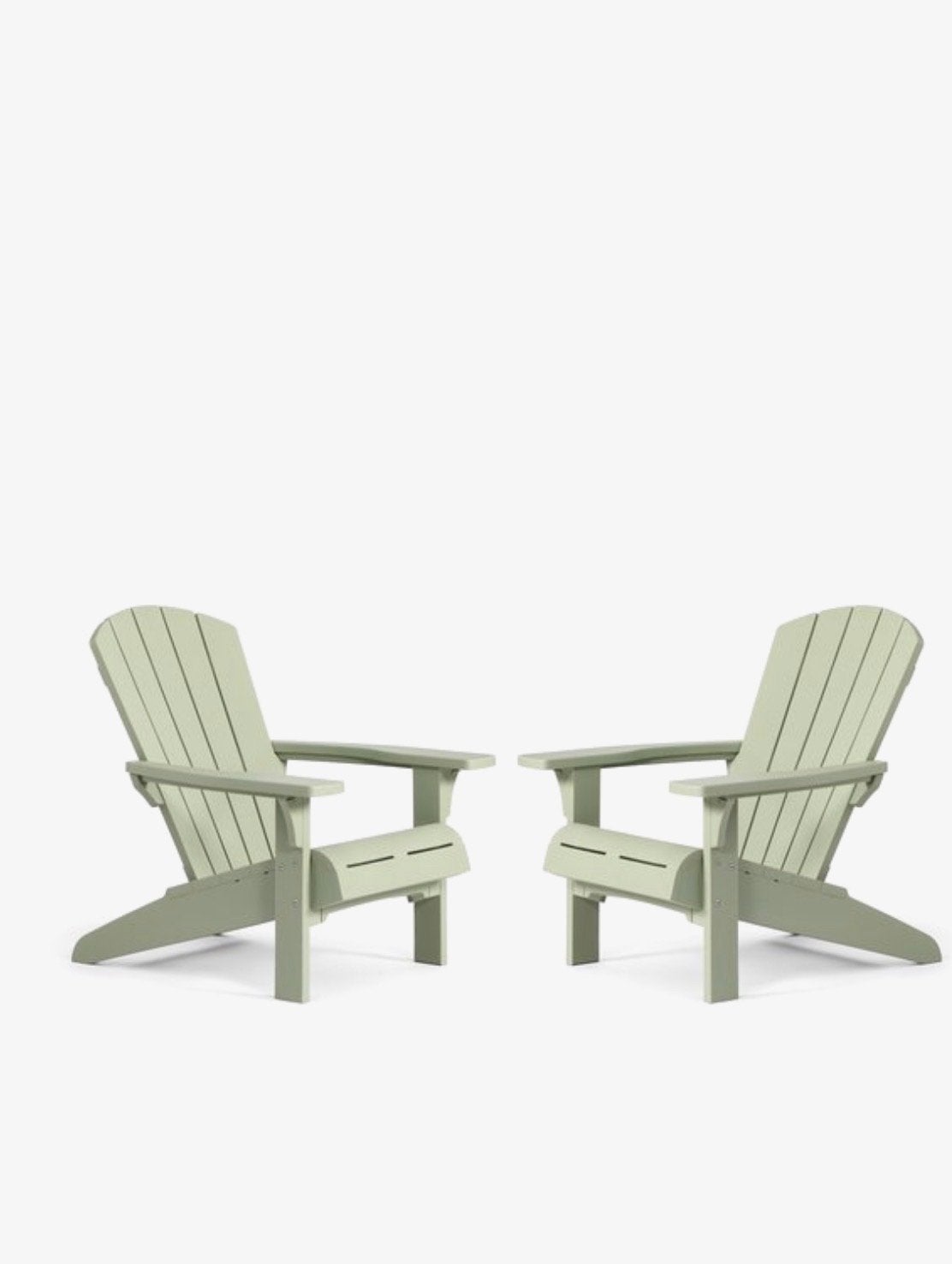 Keter Troy Adirondack Tuinstoelen - Zo goed als nieuw, Tuin en Terras, Ophalen of Verzenden, Zo goed als nieuw, Kunststof