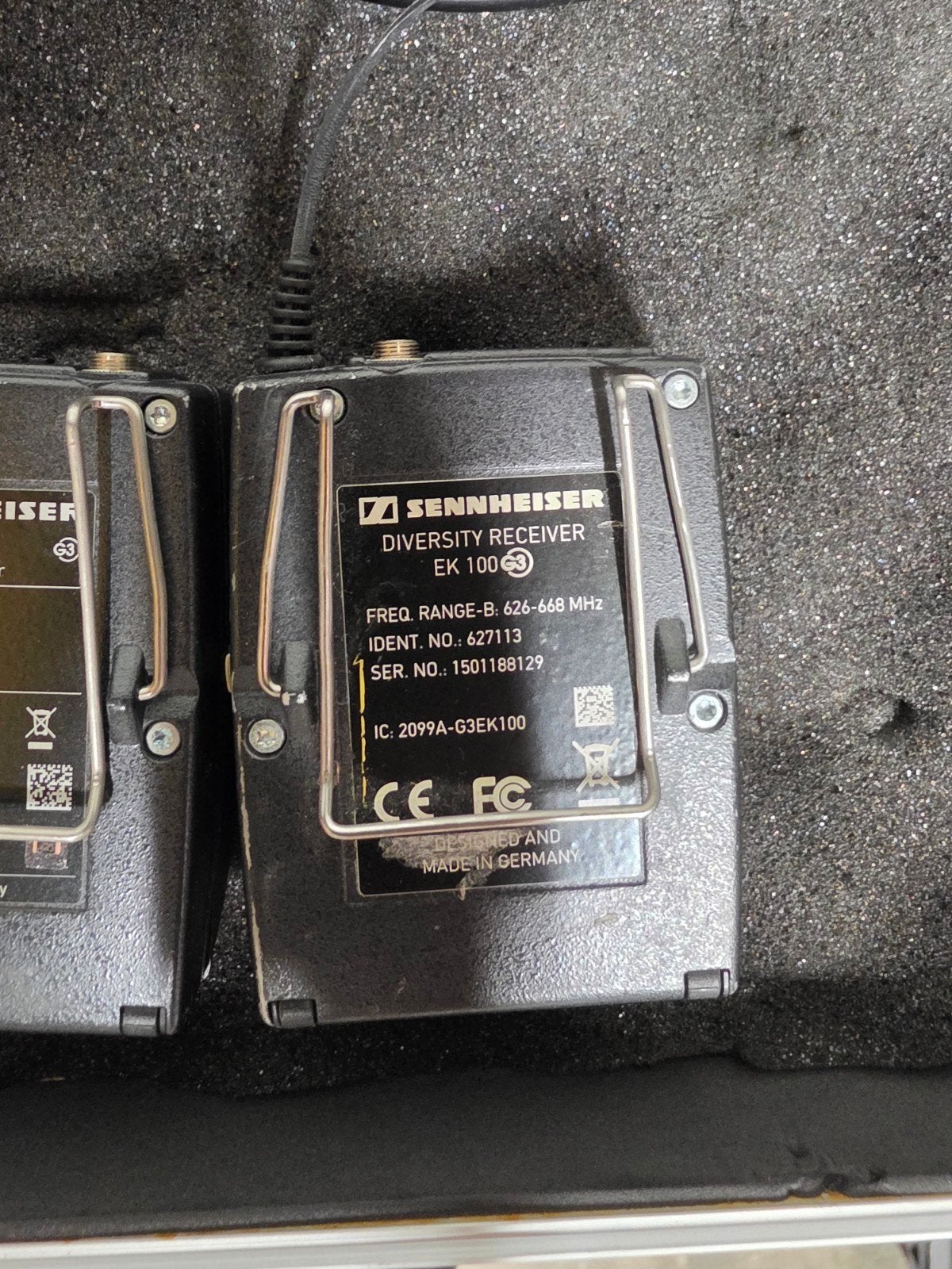 Sennheiser EW 100 G3 Draadloze beltpack Set, Ophalen of Verzenden, Gebruikt, Overige typen, Draadloos