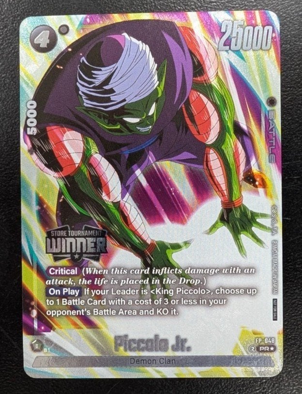 Dragon Ball Fusion World Piccolo Winner promo, Ophalen of Verzenden, Nieuw, Losse kaart, Foil