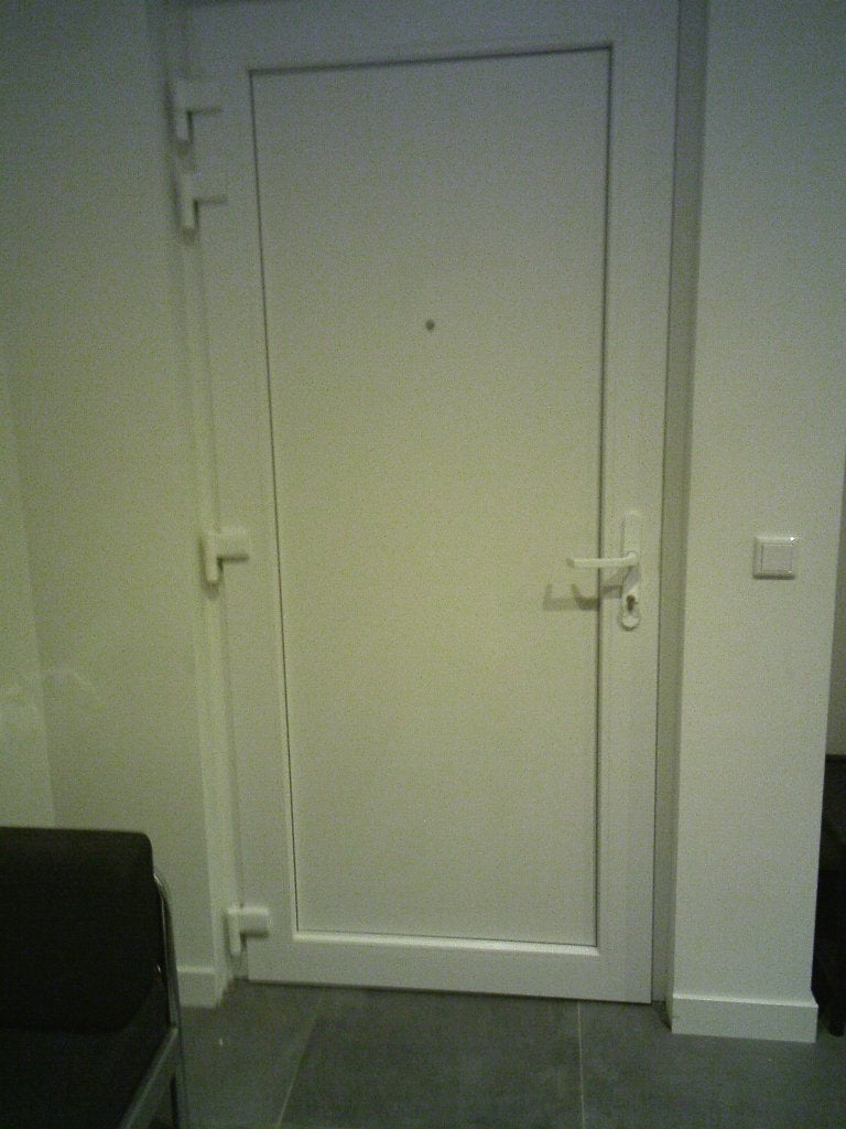 Voordeur (buitendeur) links draaiend compleet met kozijn, Ophalen, 80 tot 100 cm, Buitendeur, Zo goed als nieuw