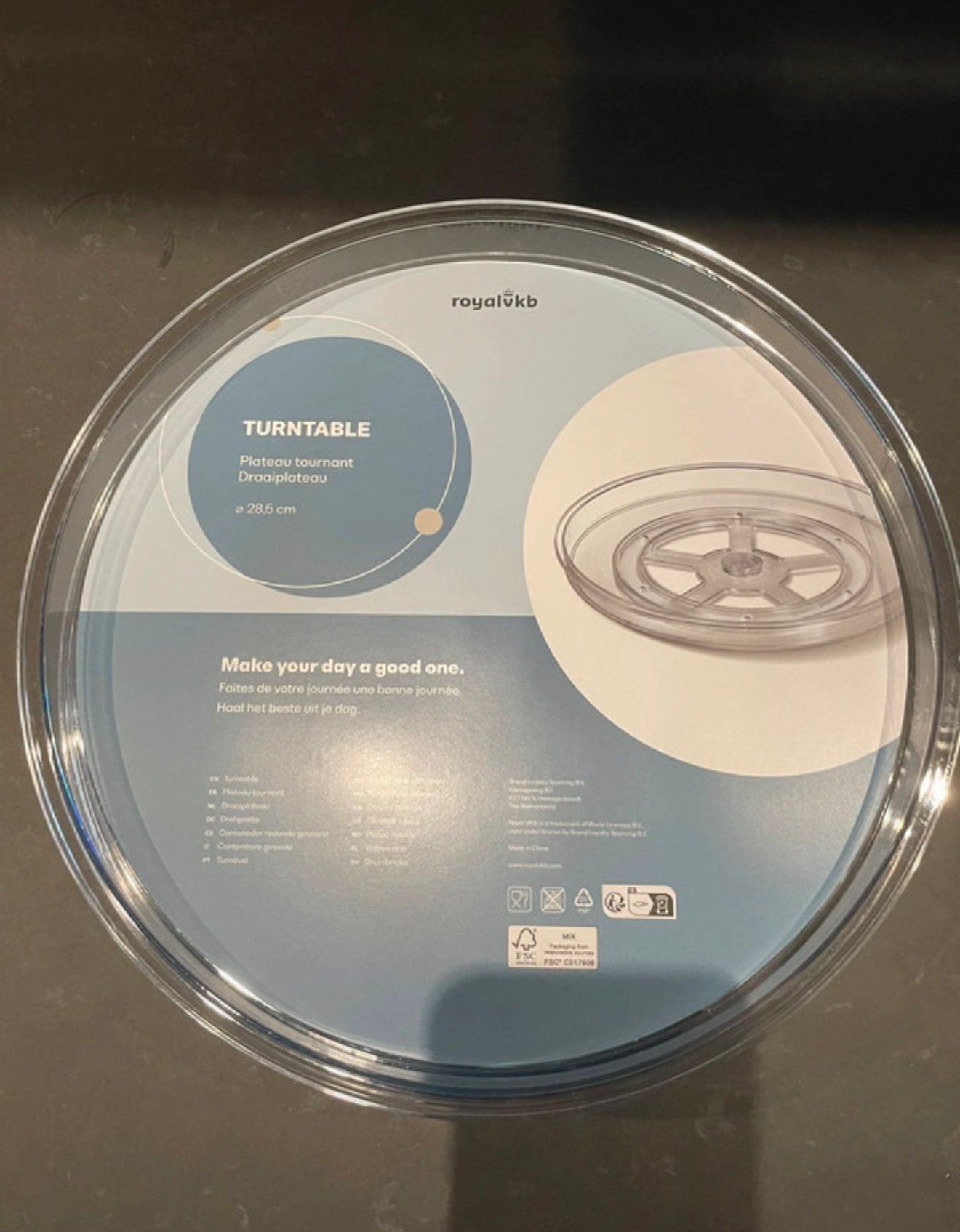 Royal VKB nieuw draaiplateau royalvkb, Ophalen, Nieuw
