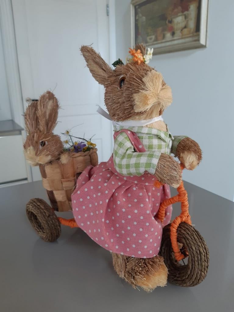 Moederhaas met Kind Villeroy en Boch Bunny Tales, 37 cm hoog, Ophalen of Verzenden, Zo goed als nieuw