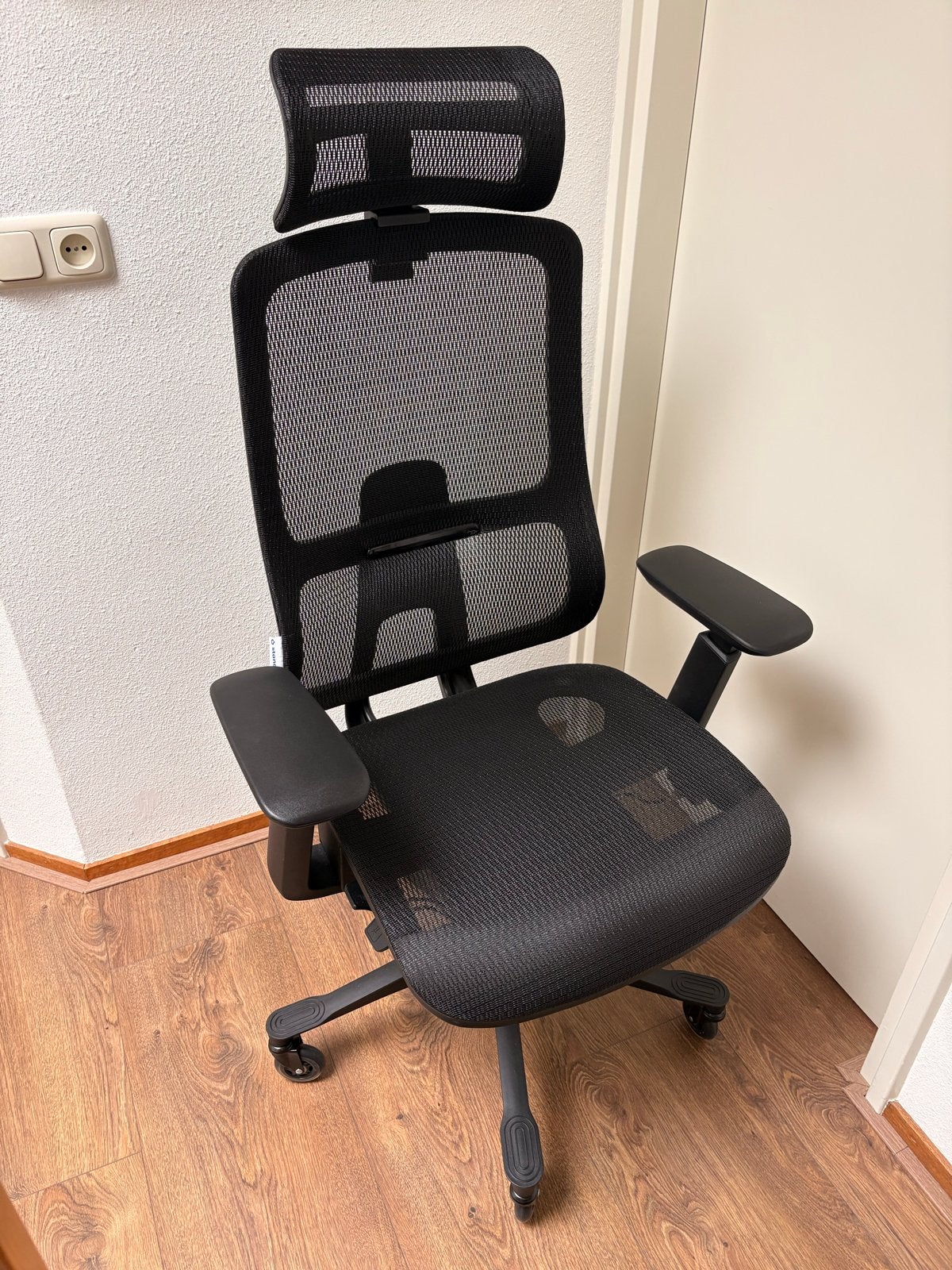 Stane Premium - Ergonomsiche Mesh Bureaustoel, Ophalen, Zwart, Zo goed als nieuw, Bureaustoel