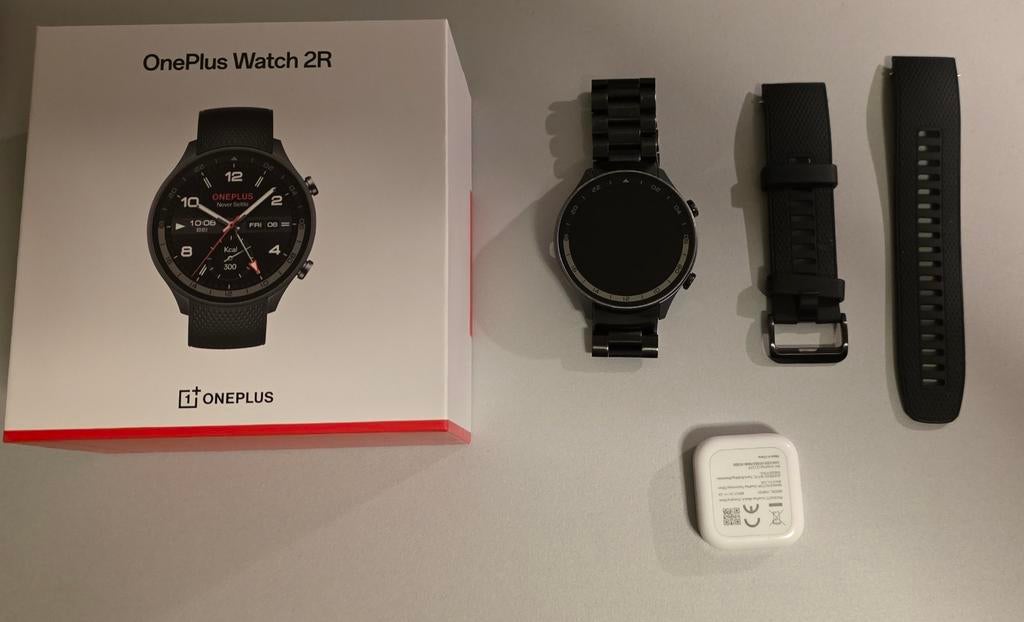 OnePlus Watch 2R - Zwart, Sieraden, Tassen en Uiterlijk, Smartwatches, Conditie, Zwart, Nieuw, Ophalen of Verzenden