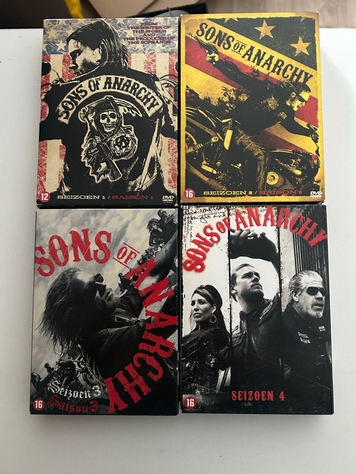Sons of Anarchy DVD Boxset Seizoen 1-4, Vanaf 16 jaar, Seizoen 1, Misdaad, Nederlands