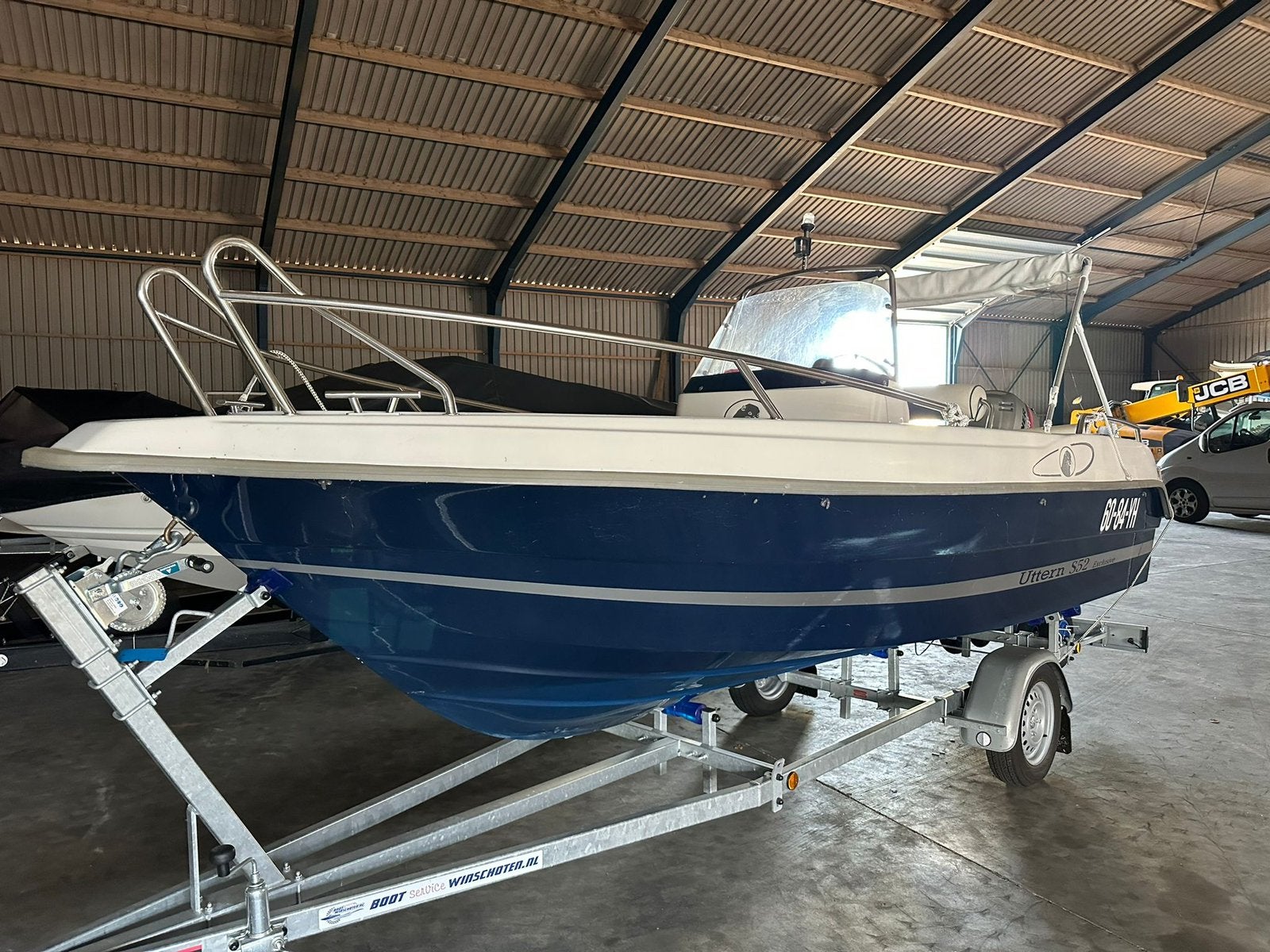 Uttern S52 Exclusive boot, 60 PK Mariner, Marlin trailer, Watersport en Boten, Ophalen, Gebruikt, Viertaktmotor, 60 pk